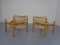 Oak & Leather Sirocco Safari Chairs by Arne Norell, 1960s, Set of 2, Image 12
