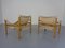 Oak & Leather Sirocco Safari Chairs by Arne Norell, 1960s, Set of 2 9