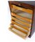 Mobile Jalousi in legno lucido con cassetti, anni '60, Immagine 6