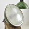 Soviet Industrial Pendant Light in Green 4