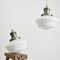 Antique Church Opaline Pendant Lights from Gec 1