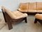 Leather Lounge Chairs from Maison Regain, Set of 3 10