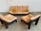 Leather Lounge Chairs from Maison Regain, Set of 3, Image 8