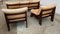 Leather Lounge Chairs from Maison Regain, Set of 3, Image 6