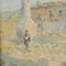 Alfonso Corradi, pintura de paisaje, Italia, 1916, óleo sobre lienzo, enmarcado, Imagen 5