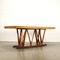 Vintage Beech Side Table, 1950s, Image 8