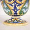 Neo-renaissance Style Polychrome Majolica Vases With Lids, Set of 4 5