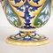 Neo-renaissance Style Polychrome Majolica Vases With Lids, Set of 4, Image 5