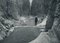 Vaquero, barranco, años 60, fotografía en blanco y negro, Imagen 2
