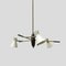 Ceiling Light With Articulating Shades Attributed to Luigi Sarfati, 1950s, Image 1