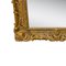 Espejo Regency rectangular de madera dorada, años 70, Imagen 7