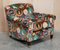 Mulberry Silk Velvet Sporting Life Scroll Arm Armchairs from George Smith, Set of 2 2
