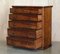 Antique Victorian Flamed Mahogany Two Over Four Chest of Drawers, Image 15