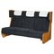 Vintage British Railways Train Sofa Bench with Drop Down Arms, 1950s, Image 1