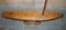 Large Antique English Victorian Hand Made Pond Yacht with Oak Stand, Image 6