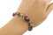 Weißgold Armband mit Little Diamonds Onyx Stones Red Corals und Little Pearls 6