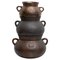 Spanish Traditional Pots in Bronze, Set of 4 15