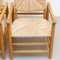 Lounge Chairs in Wood and Cane in the Style of Charlotte Perriand, Set of 2 15