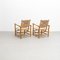 Lounge Chairs in Wood and Cane in the Style of Charlotte Perriand, Set of 2 6
