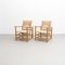 Lounge Chairs in Wood and Cane in the Style of Charlotte Perriand, Set of 2 4