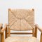Sessel aus Holz und Schilfrohr im Stil von Charlotte Perriand, 2er Set 14