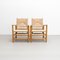 Lounge Chairs in Wood and Cane in the Style of Charlotte Perriand, Set of 2 11