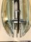 Mid-Century Italian Modern Glass & Metal Wall Sconces from Veca, Set of 2 4