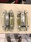 Mid-Century Italian Modern Glass & Metal Wall Sconces from Veca, Set of 2 9
