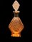 Bernsteinfarbene Parfümflasche aus Kristallglas, 20. Jh., Italien, 1950 9