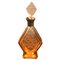 20th Century Amber Crystal Perfume Bottle, Italy, 1950 1