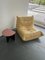 Fireside Sofa in Yellow Leather by Michael Ducaroy for Ligne Roset 2