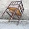 Corner Chair in Turned Oak and Straw, France, 1950s, Image 8