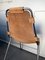 Dining Chair with New Leather by Charlotte Perriand for Les Arcs, 1960s 10