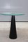 Italian Black Stem Table with Pyramid in Lacquered Wood, 1980s, Image 4