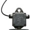 Large Vintage Industrial Dark Gray Enamel Pendant Light, Image 3