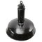 Vintage Industrial Black Enamel & Cast Iron Top Pendant Light 2