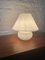 Opaline Glass Mushroom Lamp, 1970s 5