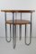Bauhaus Stahlrohr Tisch mit Trompetenbeinen, 1940er 1