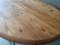 Wooden Oval Table with Cream Legs 7