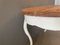 Wooden Oval Table with Cream Legs 6