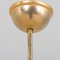 Lámpara de araña italiana grande de latón dorado y cristal de Gaetano Sciolari, años 70, Imagen 9