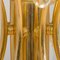 Large Italian Gold Brass & Crystal Glass Chandelier by Gaetano Sciolari, 1970s 6