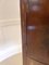 Antique Victorian Mahogany & Painted Decorated Bow Fronted Corner Display Cabinet, Image 12