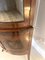 Antique Victorian Mahogany & Painted Decorated Bow Fronted Corner Display Cabinet 14