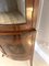 Antique Victorian Mahogany & Painted Decorated Bow Fronted Corner Display Cabinet, Image 14