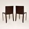 Modernist Italian Leather Side Chairs from Cattelan Italia, Set of 2 5