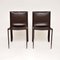 Modernist Italian Leather Side Chairs from Cattelan Italia, Set of 2 3