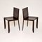 Modernist Italian Leather Side Chairs from Cattelan Italia, Set of 2 4
