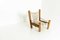 Netherland Easy Chair in Pinewood & Canvas with Stool by John De Haard for Gebroeders Jonkers Noordwolde, Set of 2 3