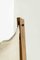 Poltrona in legno di pino e tela con sgabello di John De Haard per Gebroeders Jonkers Noordwolde, set di 2, Immagine 11